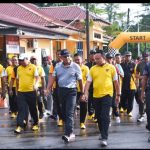 Sinergitas TNI-Polri: Kodim 1710/Mimika Ikuti Olahraga Bersama Dalam Rangka Hari Bhayangkara Ke-79