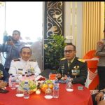 Perkuat Kolaborasi Antar Matra, Wadan Lantamal I Hadiri Upacara dan Syukuran Hari Bhayangkara Ke-79 di Mapolda Sumatera Utara