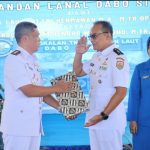 Danlanal Bintan Hadiri Acara Serah Terima Jabatan Danlanal Dabo Singkep