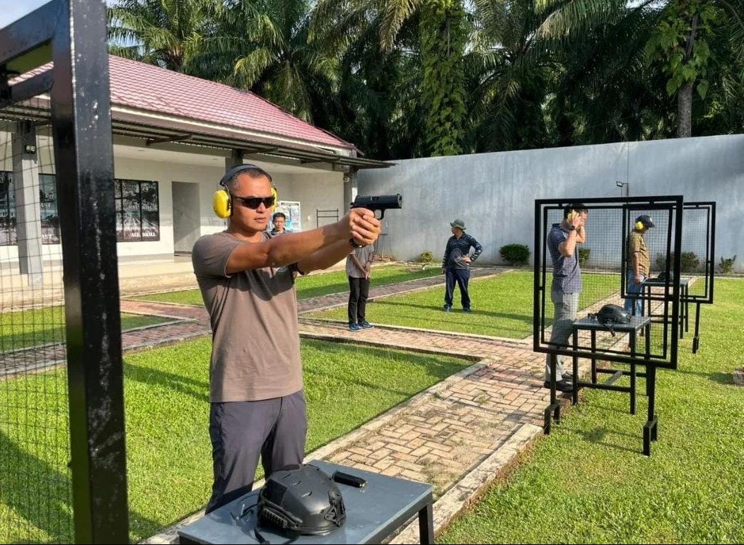 Tingkatkan Ketangkasan, Yanus Menembak Lanal Bengkulu Laksanakan Latihan Rutin